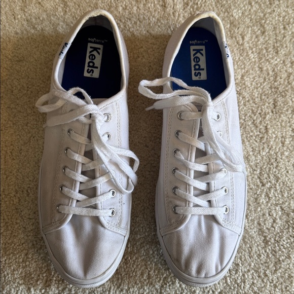 Keds women’s  Classic White Lace-Up Sneakers - Picture 4 of 4